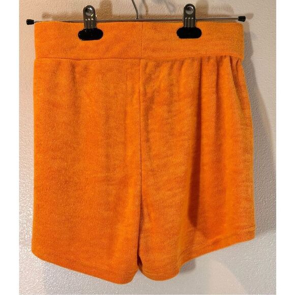 NWT Vacancy Beach Resort Tangerine Holiday Terry Shirt and Short Set Women’s 4 - Picture 11 of 16